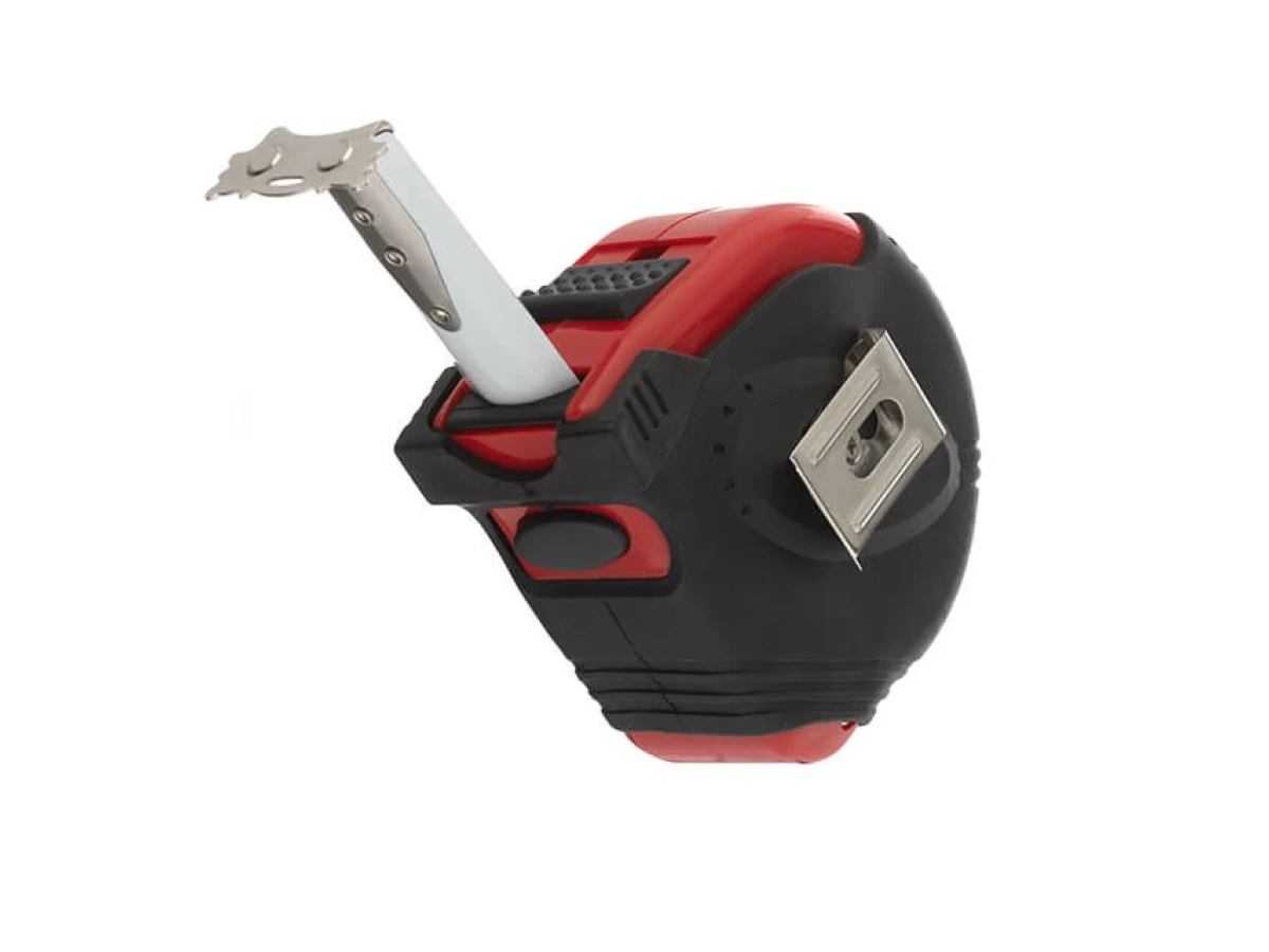 Рулетка з металевим полотном 8 м x 25 мм, три стопора полотна INTERTOOL MT-0108 