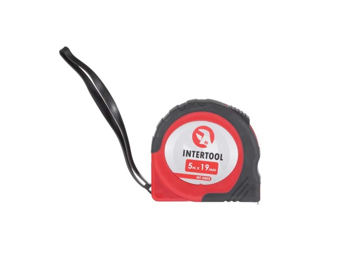 Рулетка з фіксатором 5м x 19мм INTERTOOL MT-0405 