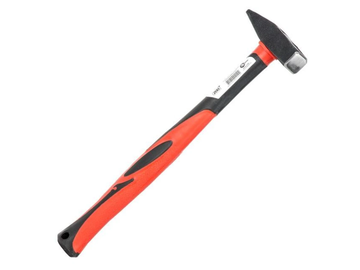 Молоток 200 г, ручка з фібергласу INTERTOOL HT-0202 