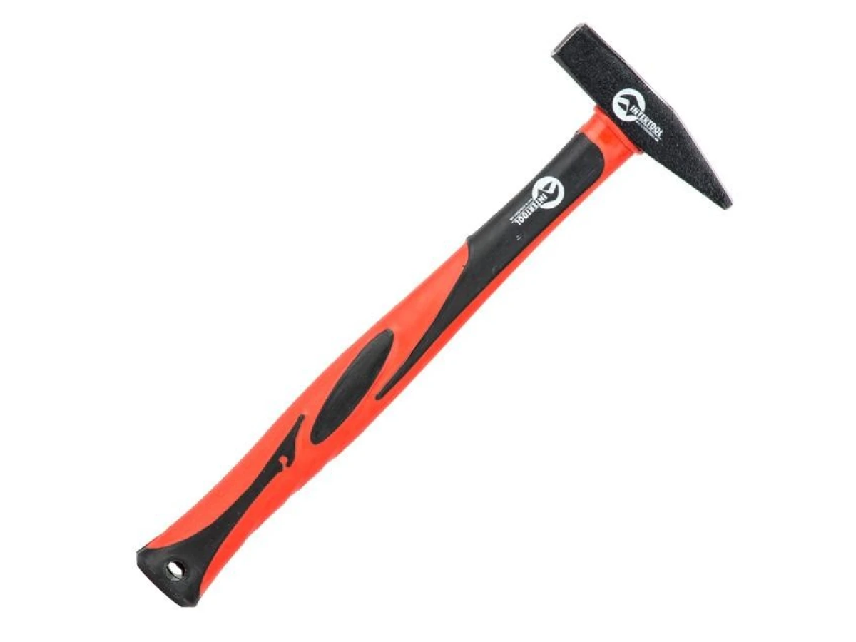 Молоток 200 г, ручка з фібергласу INTERTOOL HT-0202 