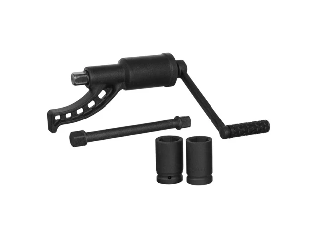 Ключ балонний роторний на підшипнику для вантажівок 261 мм, пластиковий кейс INTERTOOL XT-0002 