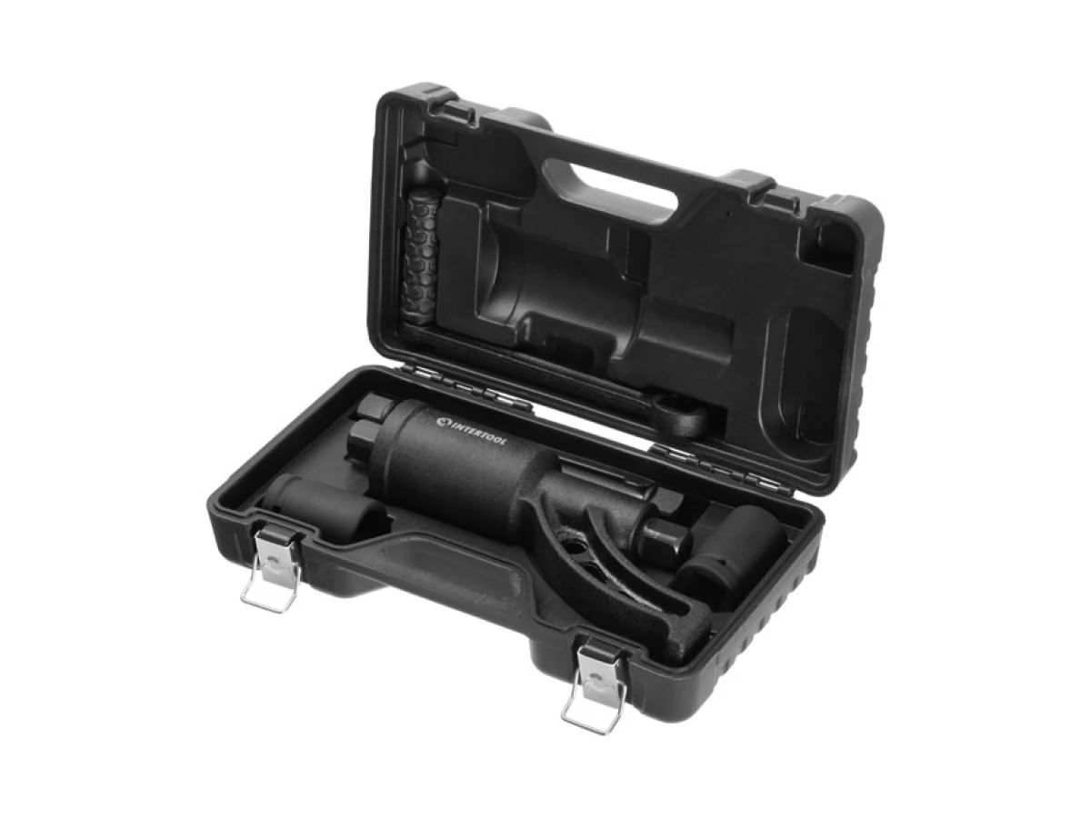 Ключ балонний роторний на підшипнику для вантажівок 261 мм, пластиковий кейс INTERTOOL XT-0002 