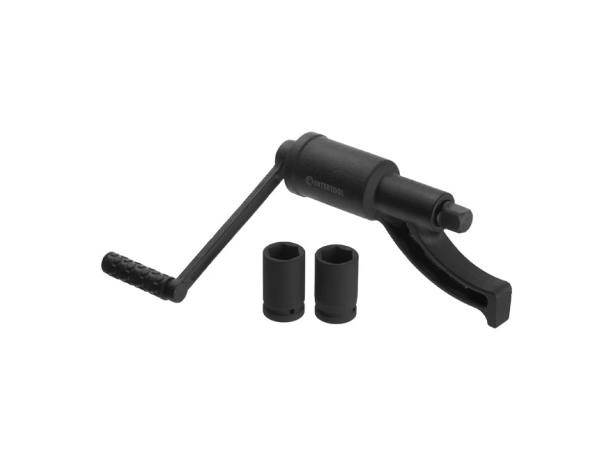 Ключ балонний роторний на підшипнику для вантажівок 261 мм, пластиковий кейс INTERTOOL XT-0002 