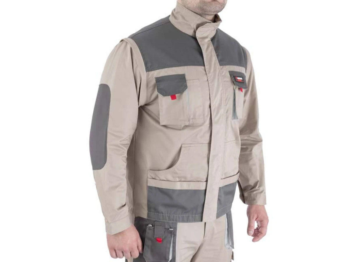 Куртка робоча 2 в 1, 100% бавовна, щільність 180 г / м2, XXXL INTERTOOL SP-3036 