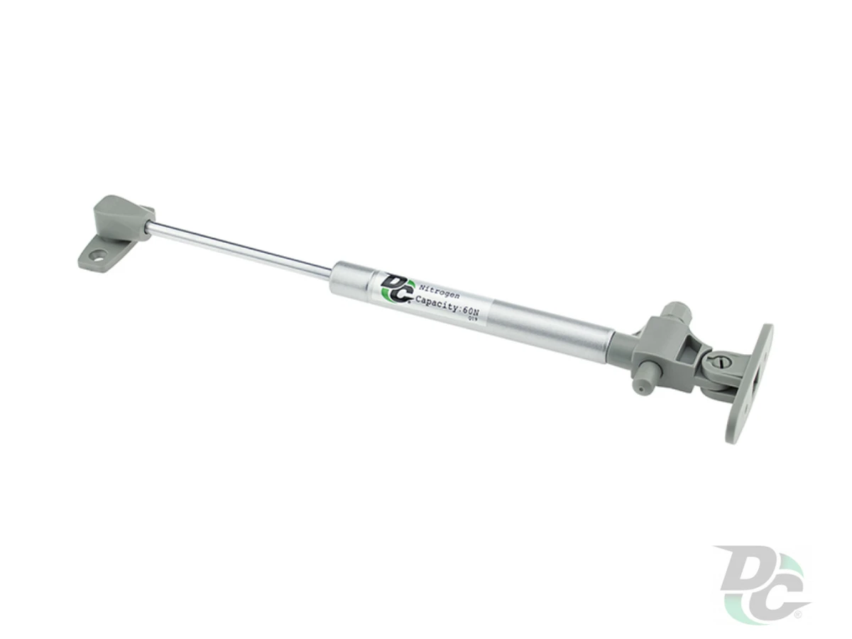 Амортизатор газовый для ДСП 60N с отбойником, серый 