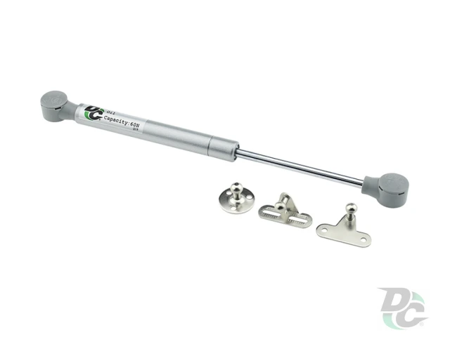 Амортизатор масляный для ДСП 60N нижний, 3 крепления, серый 