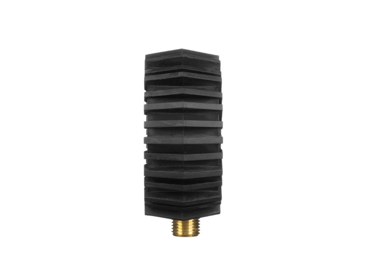 Манометр до пістолету для підкачування коліс з гумовим покриттям, діаметр 63 мм, 1/4" INTERTOOL PT-0502 