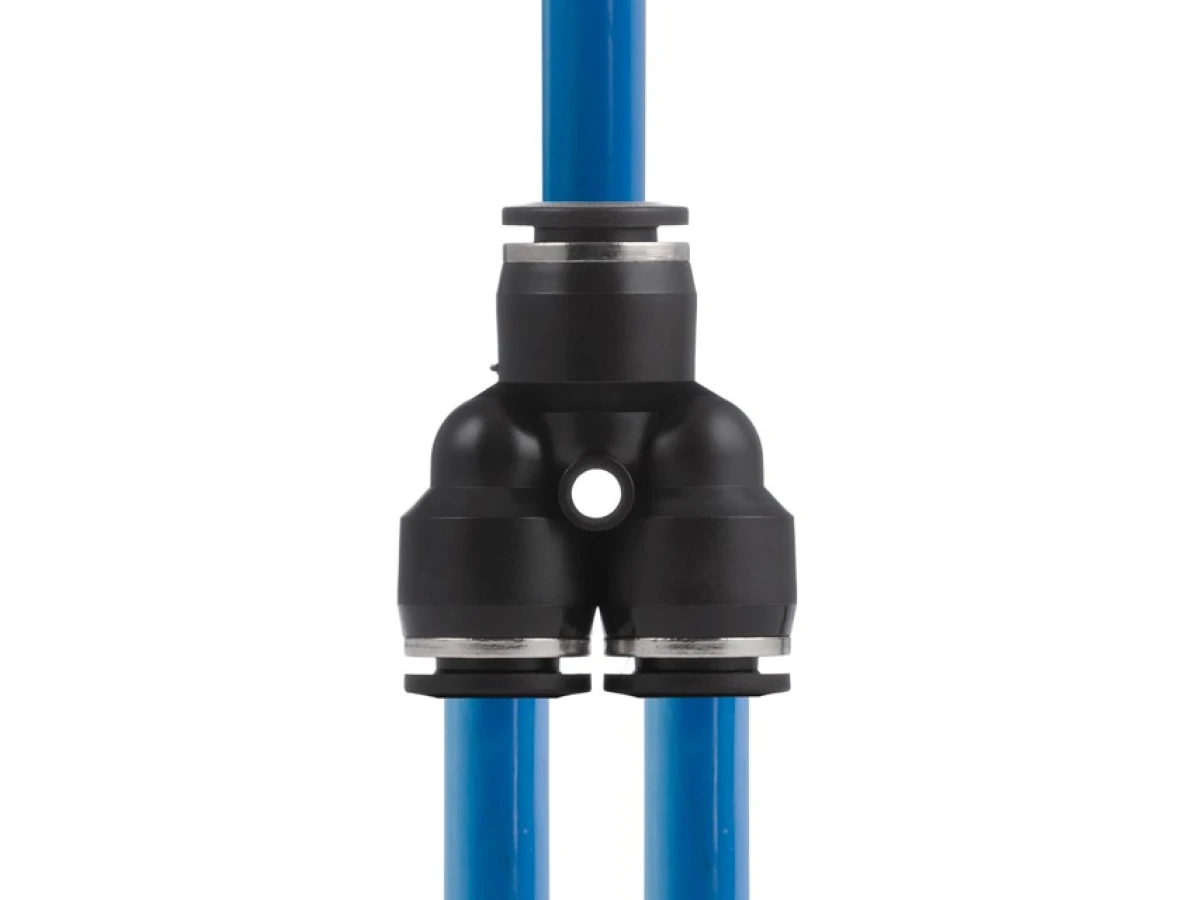 З'єднання цангове Y-подібне для поліуретанових та ін. шлангів 10 мм INTERTOOL PT-2373 