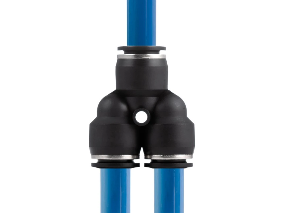 З'єднання цангове Y-подібне для поліуретанових та ін. шлангів 12 мм INTERTOOL PT-2374 