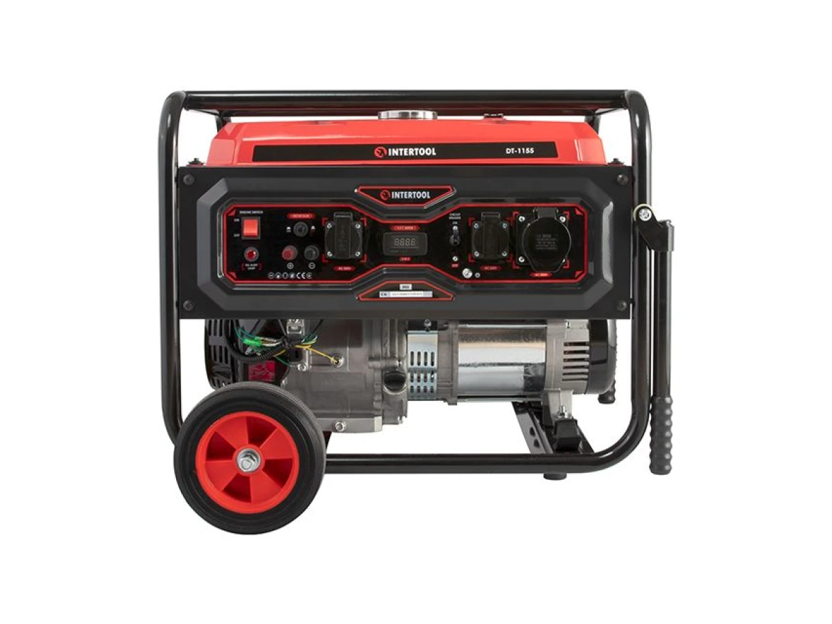 Генератор бензиновый 5/5.5 кВт, ручной старт, медная обмотка, STORM INTERTOOL DT-1155 