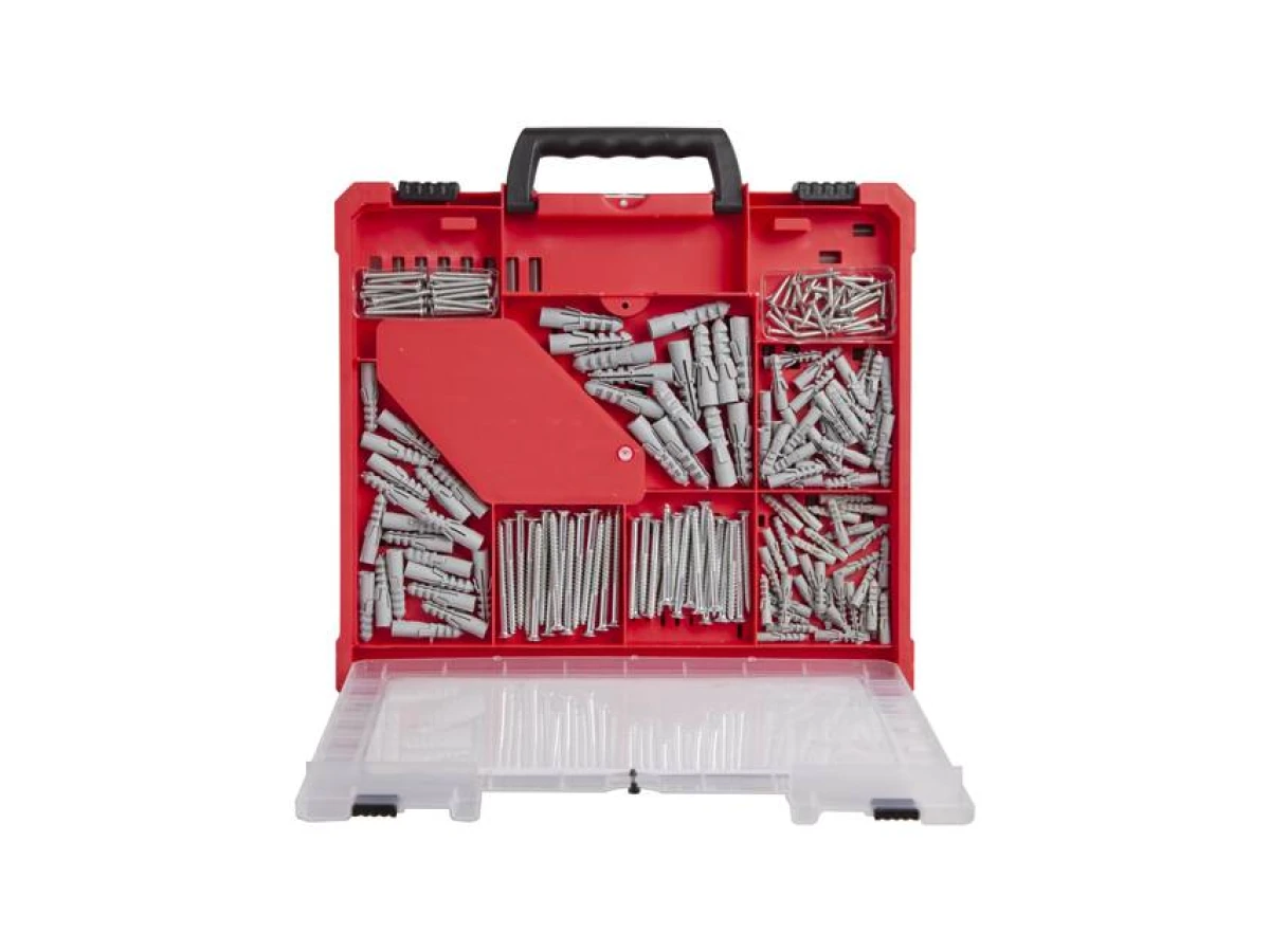 Набір свердл, дюбелів та біт 300 шт INTERTOOL SD-0051 