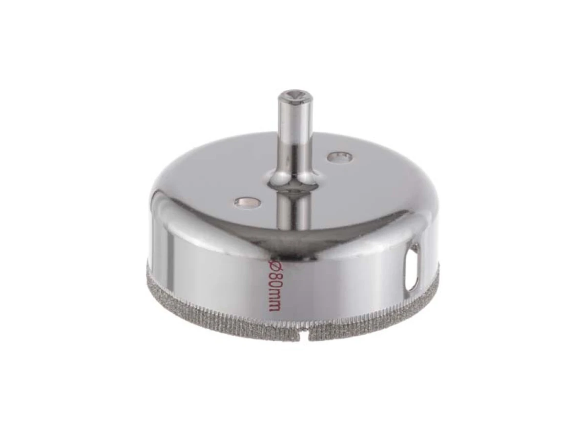 Коронка трубчаста по склу та кераміці 80 мм INTERTOOL SD-0376 