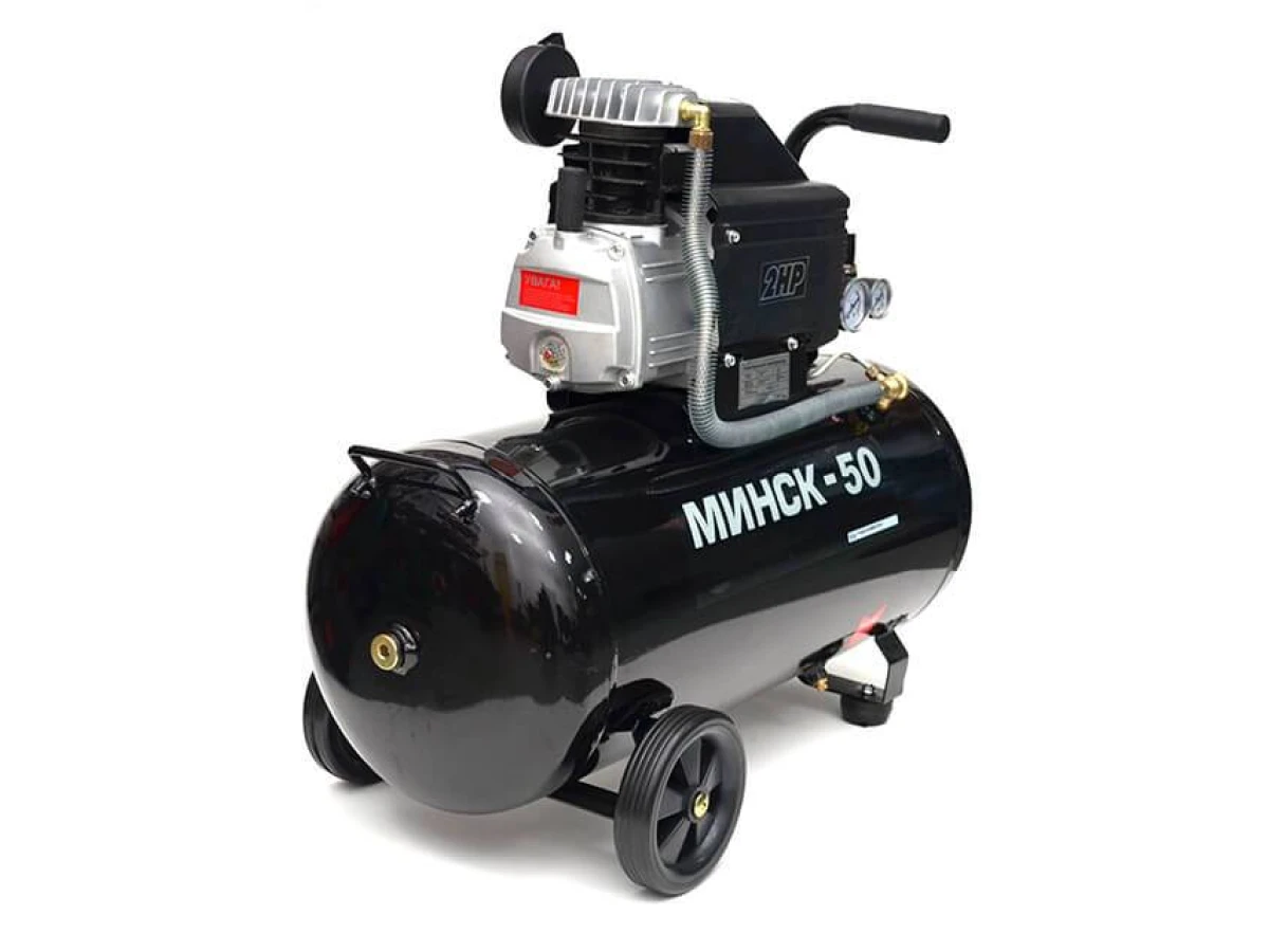 Компресор МК 50, 1.5 кВт, 220 В, 8 атм, 205 л/хв INTERTOOL PT-0021 