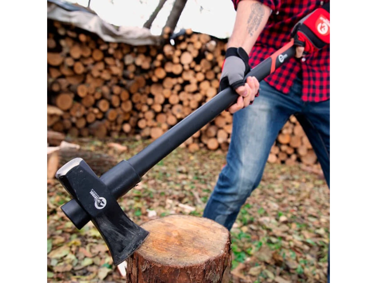 Колун кований 2500г, ручка з фібергласу INTERTOOL HT-0273 