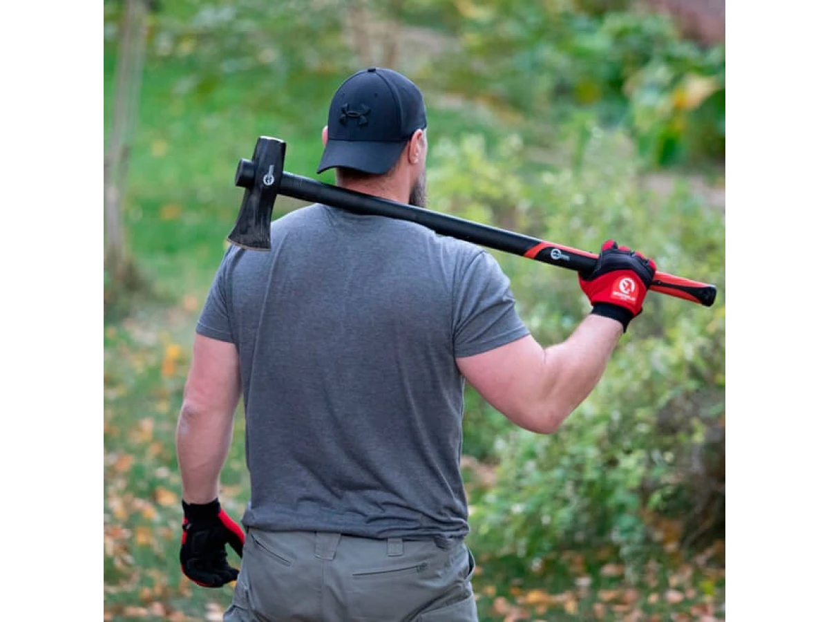 Колун кований 2500г, ручка з фібергласу INTERTOOL HT-0273 