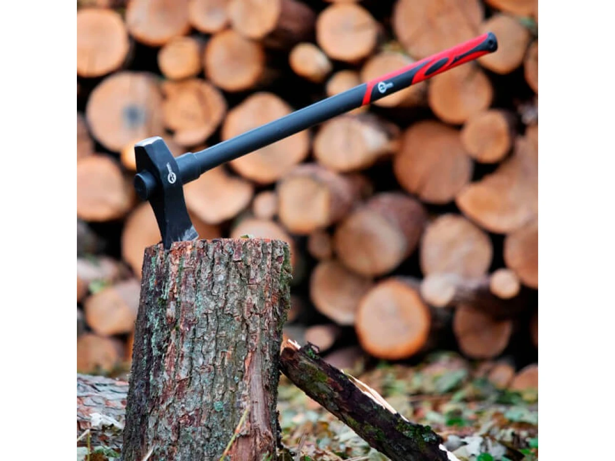 Колун кований 2500г, ручка з фібергласу INTERTOOL HT-0273 