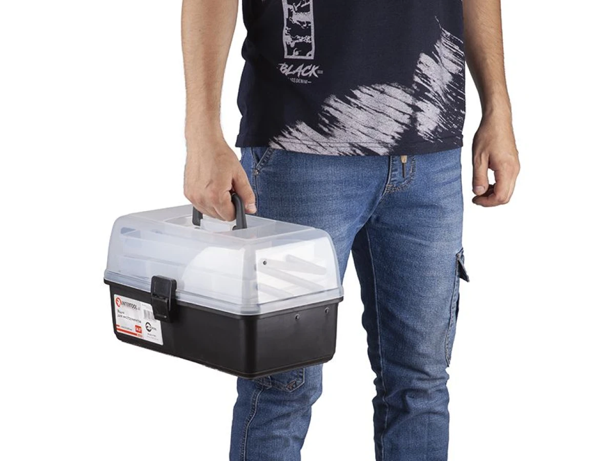 Ящик для інструментів 14.5" 365*215*200 мм INTERTOOL BX-6114 