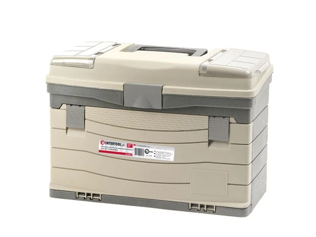 Многофункциональный органайзер для метизов, 17", 435x235x300 мм INTERTOOL BX-4017 