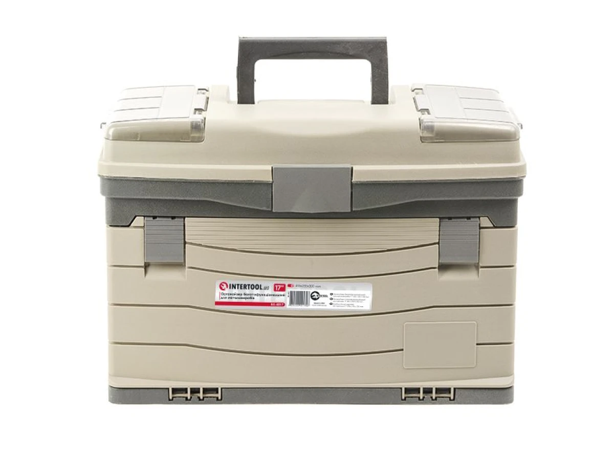 Многофункциональный органайзер для метизов, 17", 435x235x300 мм INTERTOOL BX-4017 