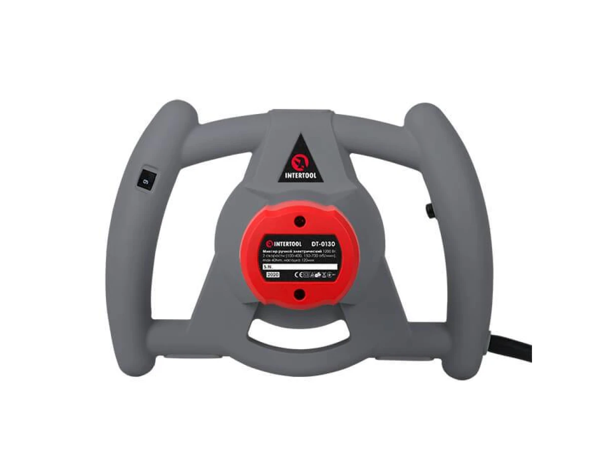 Міксер будівельний електричний 1200 Вт, 2 швидкості INTERTOOL DT-0130 