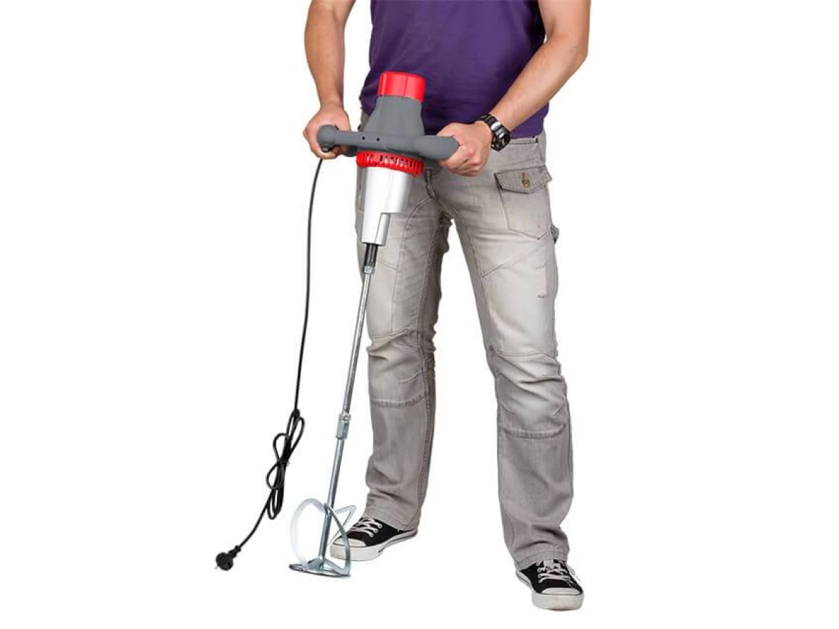 Міксер будівельний електричний 1200 Вт, 2 швидкості INTERTOOL DT-0130 