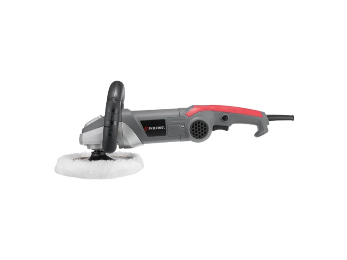 Полировальная машина, 1400 Вт, 1000-3000 об/мин., 180 мм INTERTOOL DT-0280 