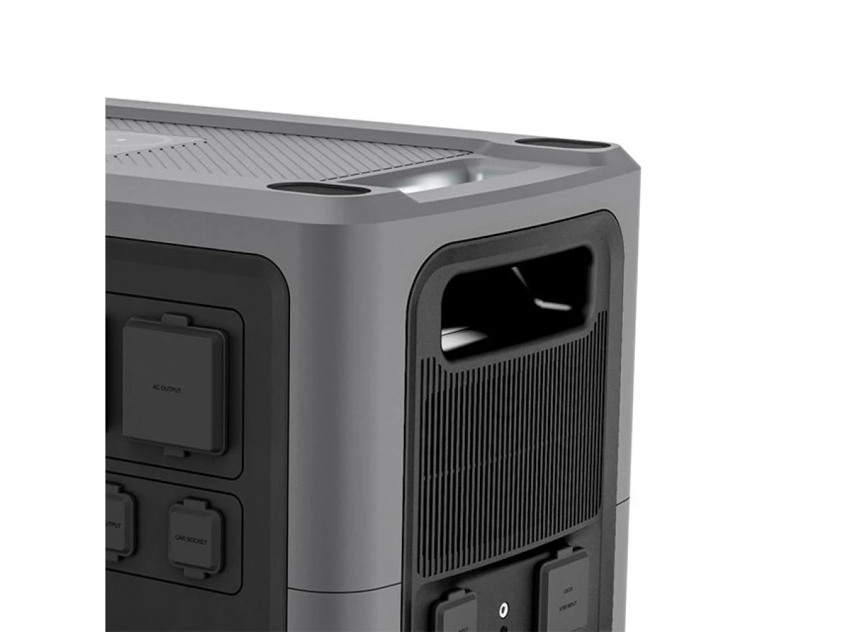 Станция зарядная портативная 2.4 кВт, 2048 Втч, LiFeP04, беспроводная зарядка, съемный повербанк, STORM INTERTOOL WT-7013 