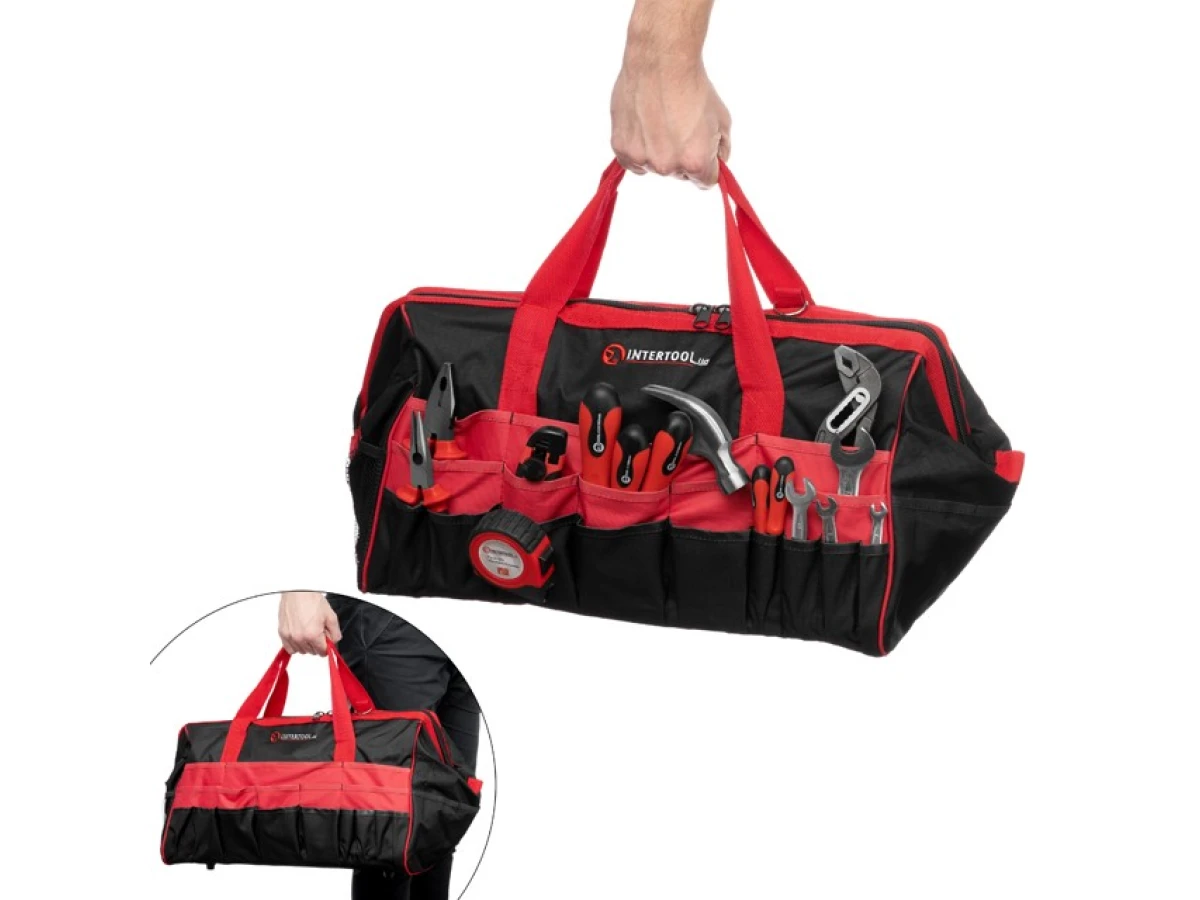 Сумка для инструментов, 20 карманов INTERTOOL BX-9002 