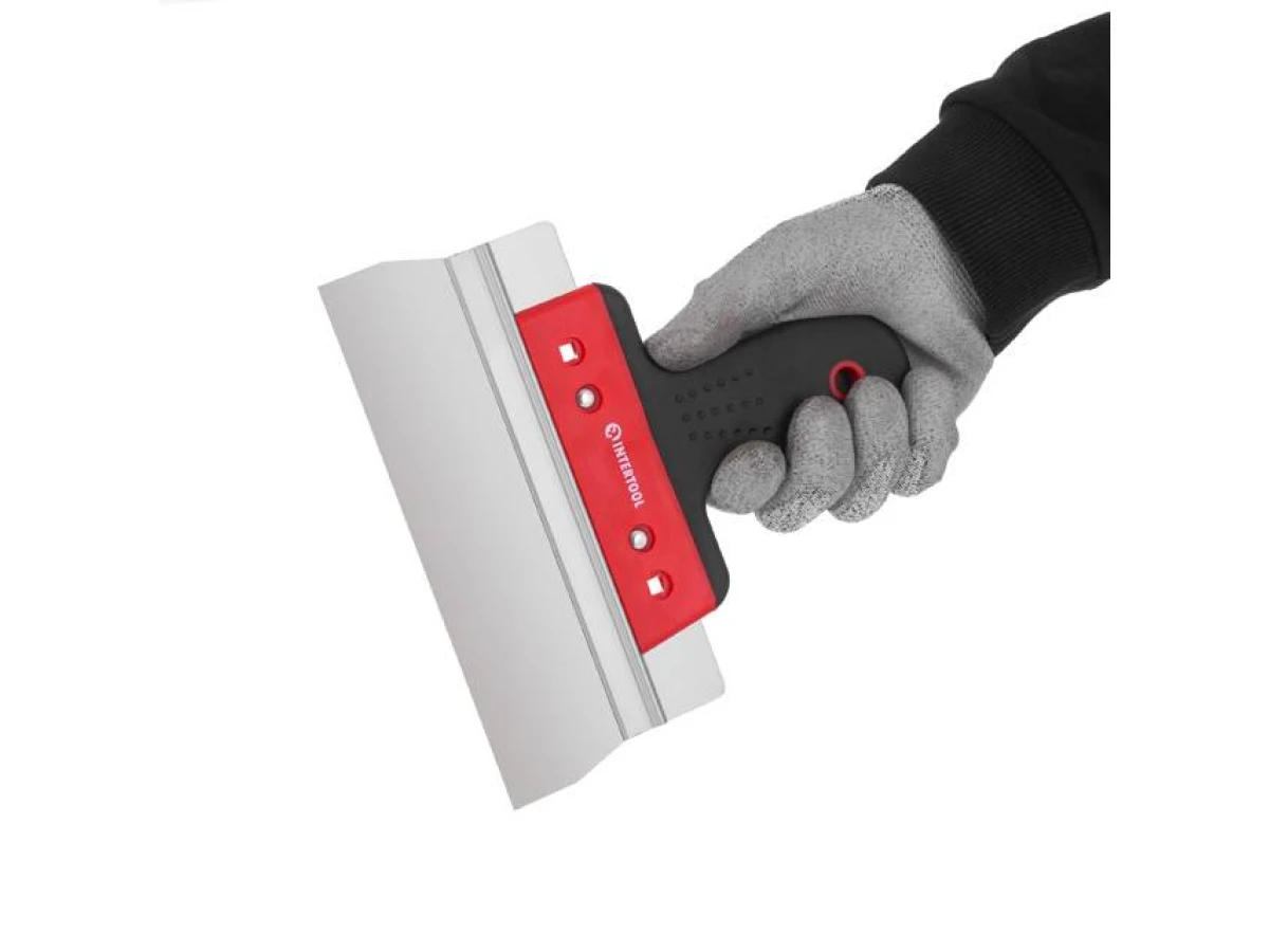 Шпатель из нержавеющей стали 200мм Проф INTERTOOL KT-2680 
