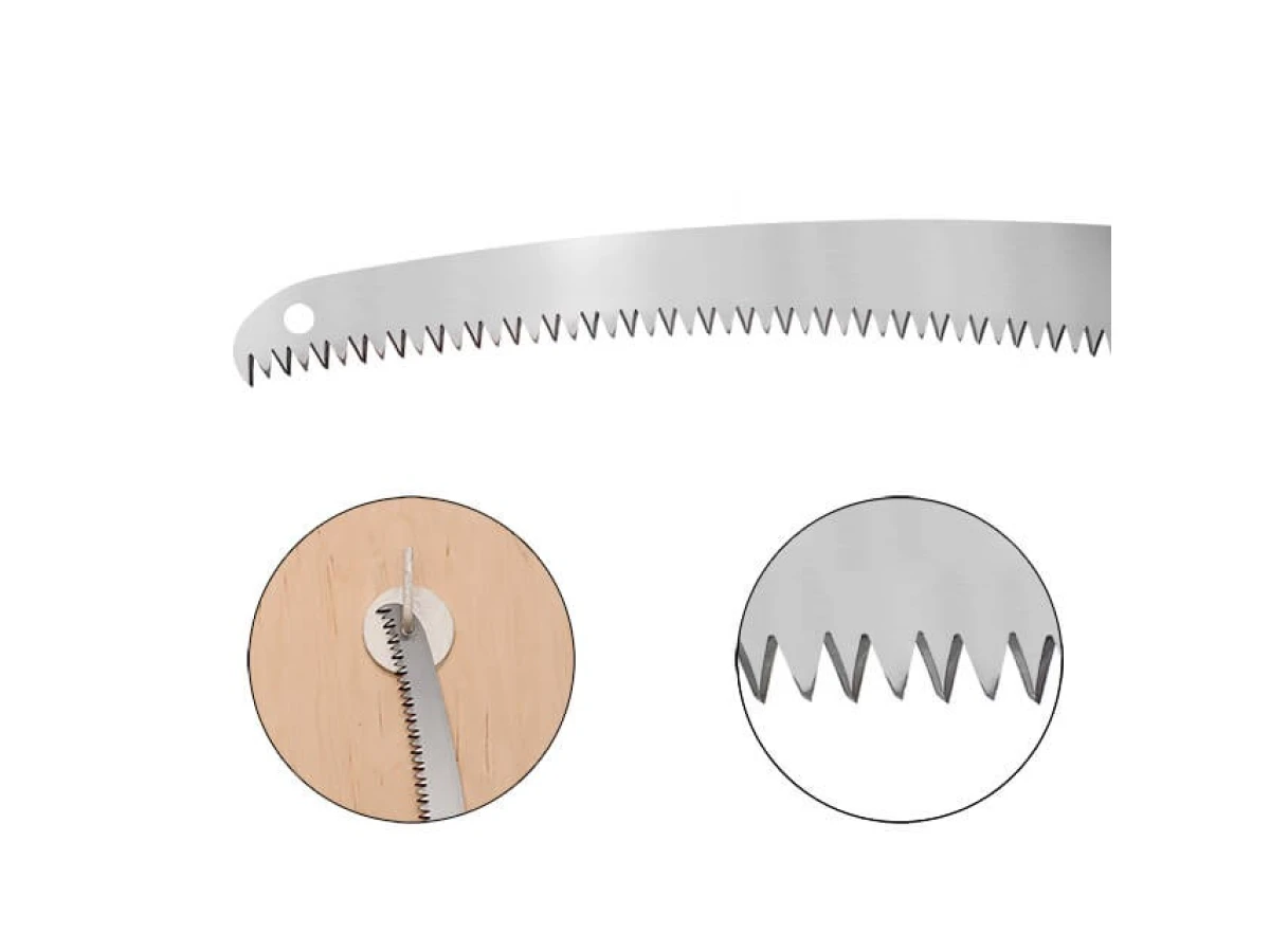 Ножівка садова вигнута 330 мм, з металевою ручкою, пластиковий чохол INTERTOOL HT-3146 