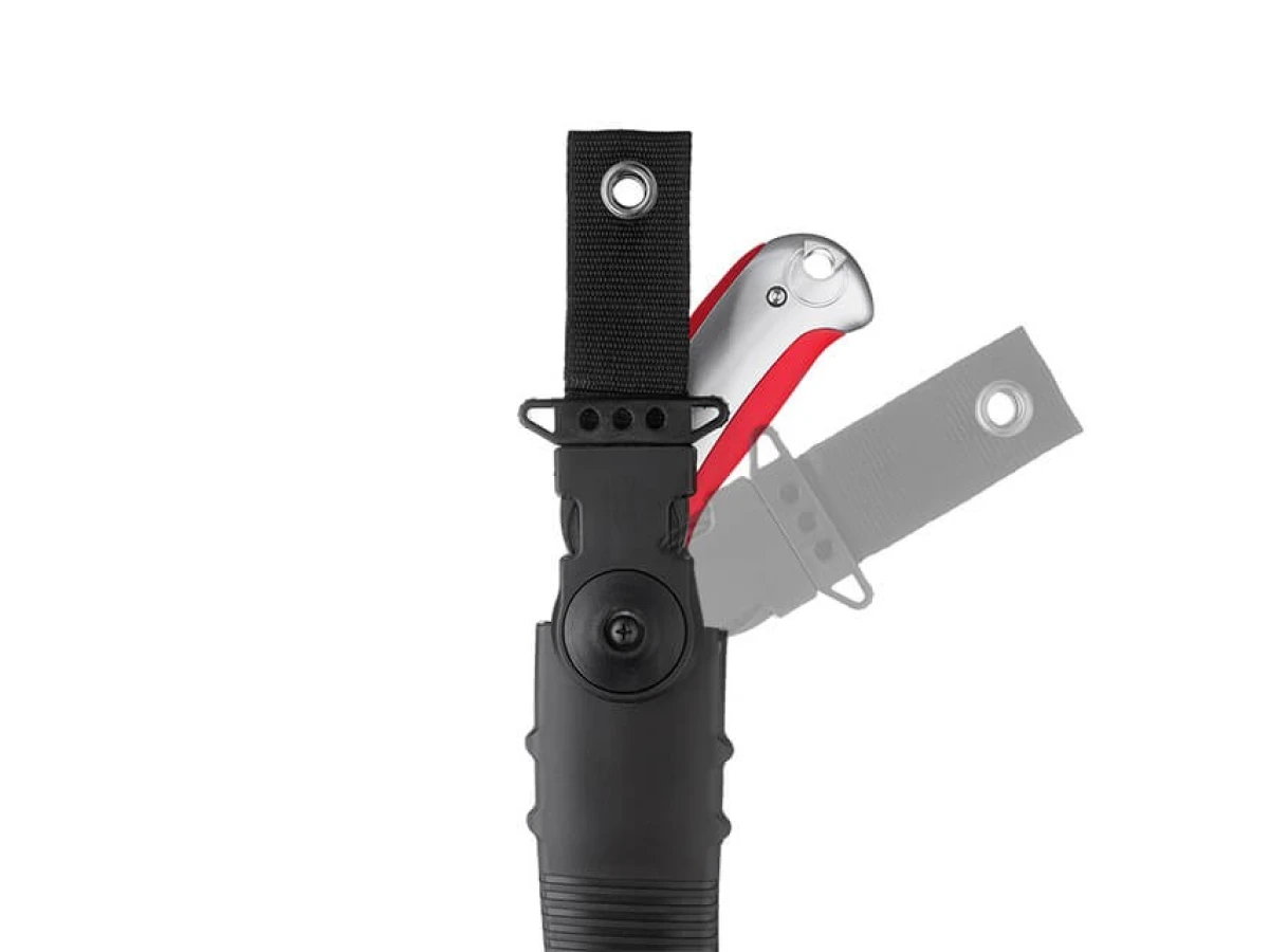 Ножівка садова вигнута 330 мм, з металевою ручкою, пластиковий чохол INTERTOOL HT-3146 