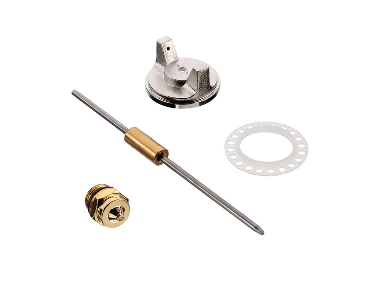 Комплект форсунки 2.2мм для фарбопульта HP РТ-0204, PT-0205, PT-0210, PT-0211 (дюза, повітряна головка, голка) INTERTOOL PT-2007 