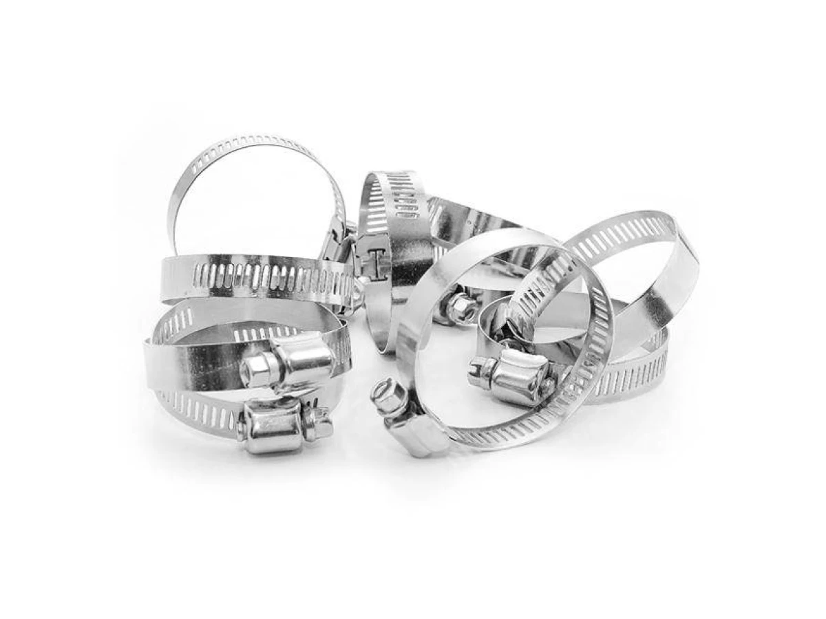 Хомут сталевий оцинкований 12,7 мм, D - 33-57 мм INTERTOOL TC-0133 