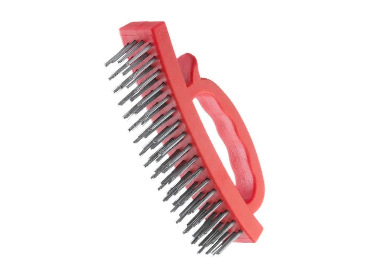 Щетка ручная для зачистки ржавчины 165 мм, пластиковый корпус INTERTOOL BT-0010 