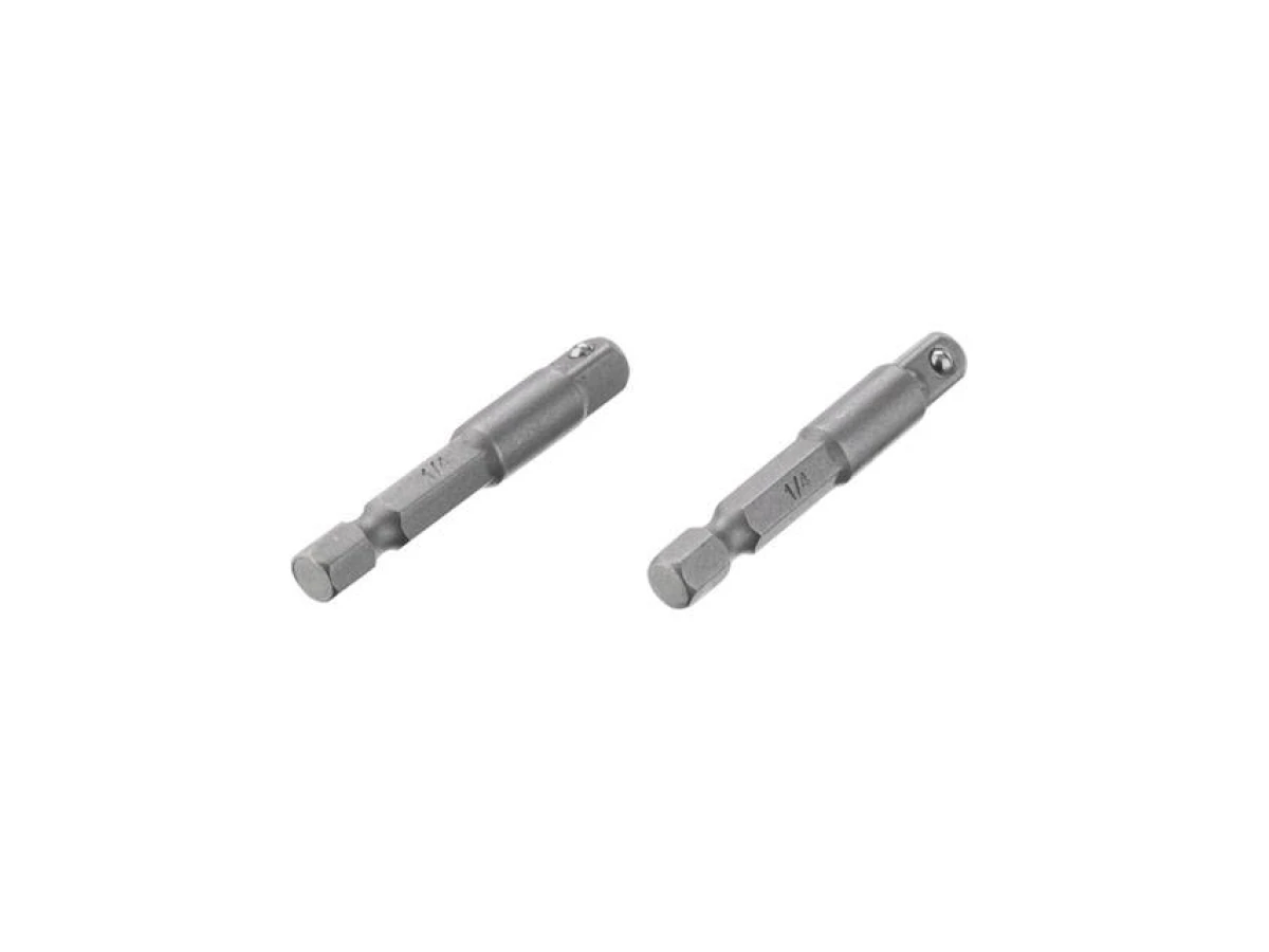 Перехідник з Hex 1/4 "на квадрат 1/4" під шурупокрут, CR-V, уп. 2 од. INTERTOOL VT-0234 