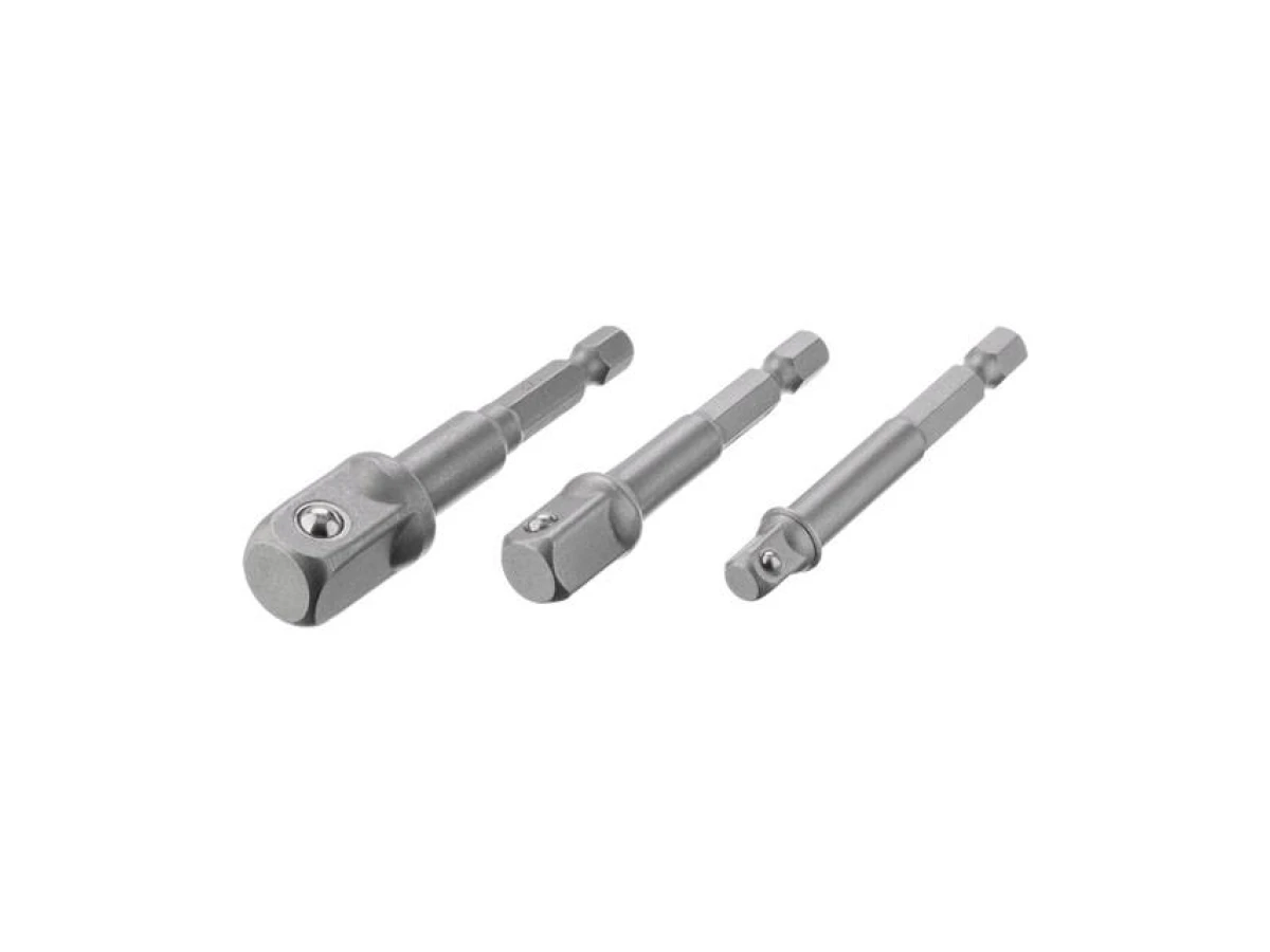 Набір перехідник з Hex 1/4 "на квадрат 1/4", 3/8 ", 1/2" під шурупокрут, CR-V INTERTOOL VT-0235 