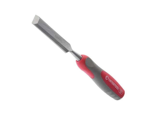Стамеска 22 мм, Cr-V, двокомпонентна рукоятка INTERTOOL HT-3522 