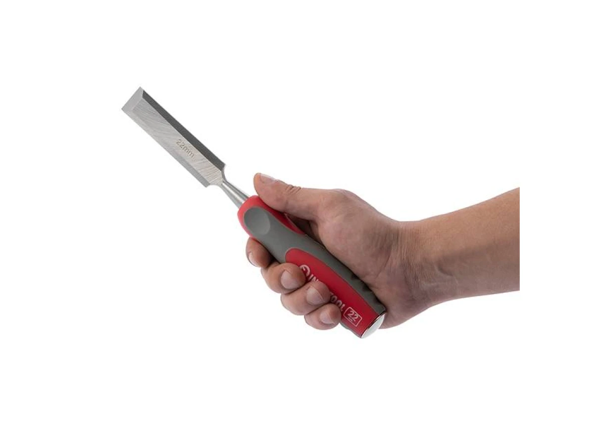 Стамеска 22 мм, Cr-V, двокомпонентна рукоятка INTERTOOL HT-3522 