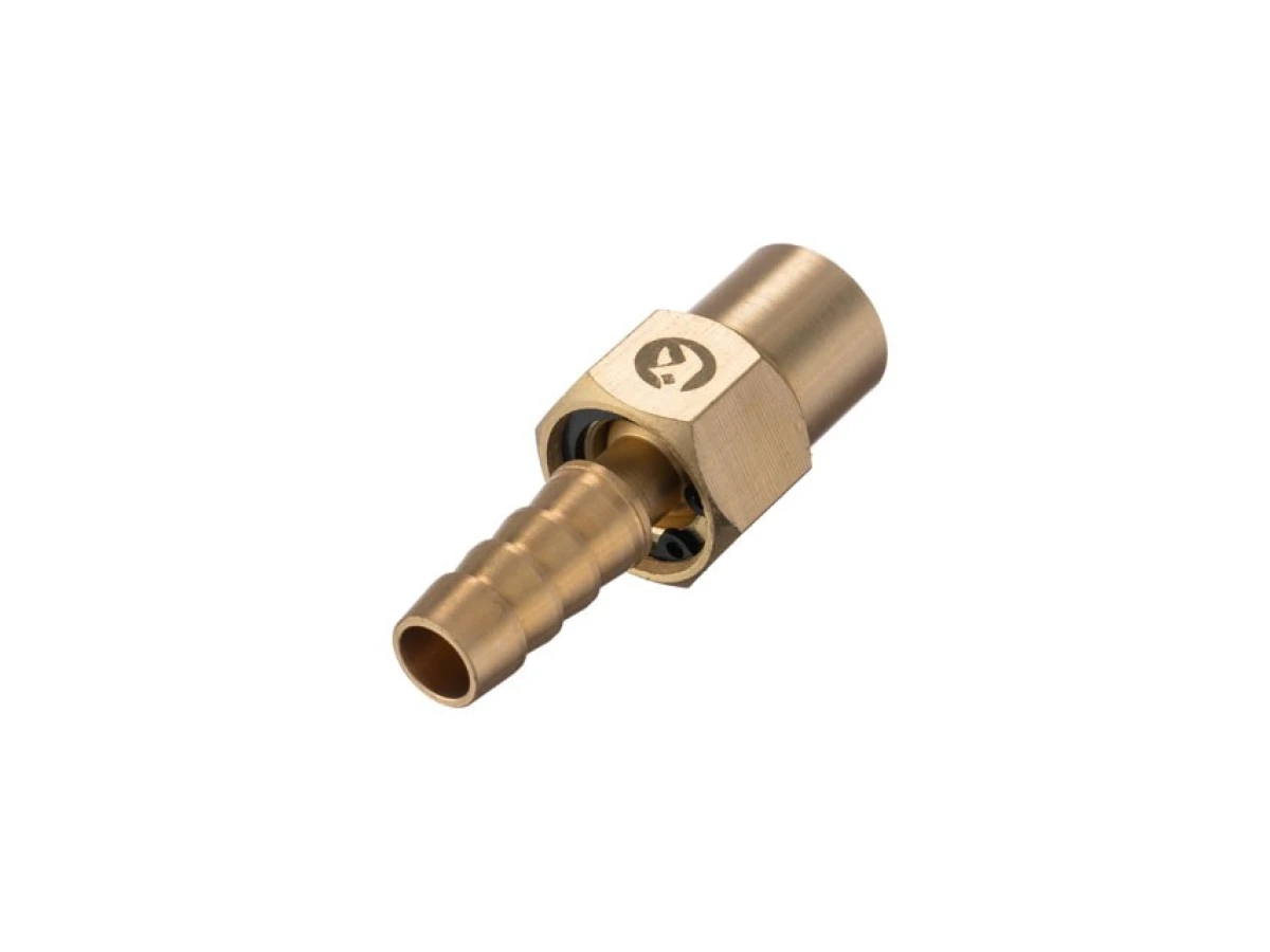 Шарнір поворотний внутрішня різьба 1/4" на шланг 10 мм, латунь STORM INTERTOOL PT-2202 