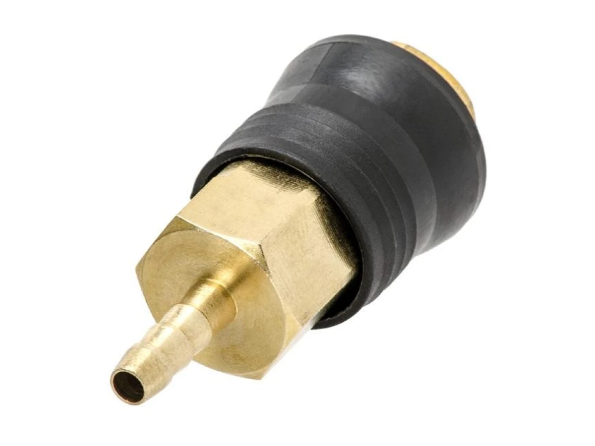 Швидкороз'ємне з'єднання на шланг 6 мм, латунь INTERTOOL PT-1811 