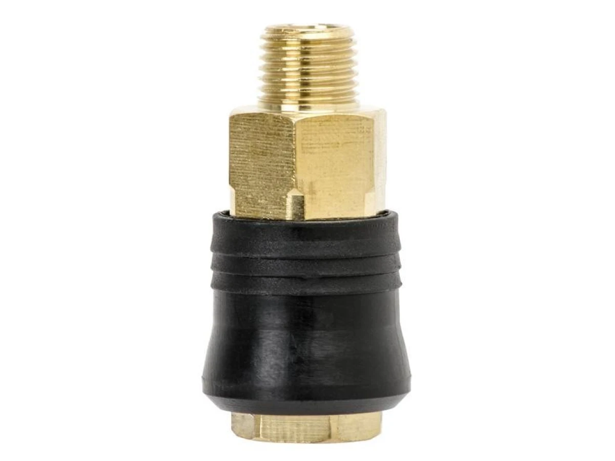 Швидкороз'ємне з'єднання із зовнішньою різьбою 1/4", латунь INTERTOOL PT-1815 