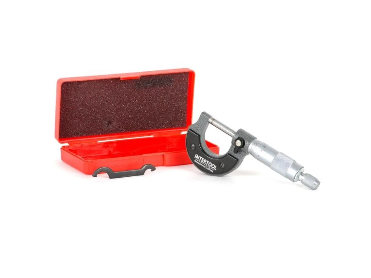 Микрометр 0-25 мм INTERTOOL MT-3041 