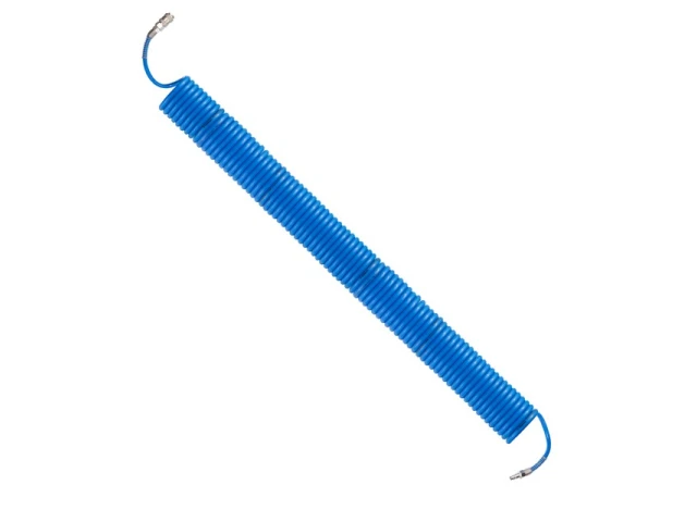 Шланг спіральний поліуретановий 6.5х10мм, 20м з швидкороз'ємними з'єднаннями INTERTOOL PT-1713 