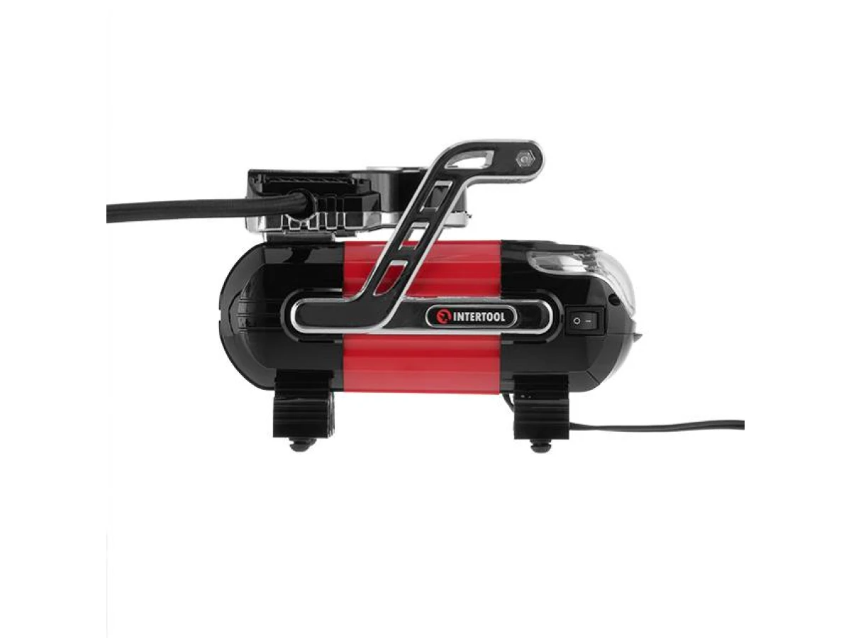 Компресор автомобільний 12 В. Один циліндр 30 мм INTERTOOL AC-0002 