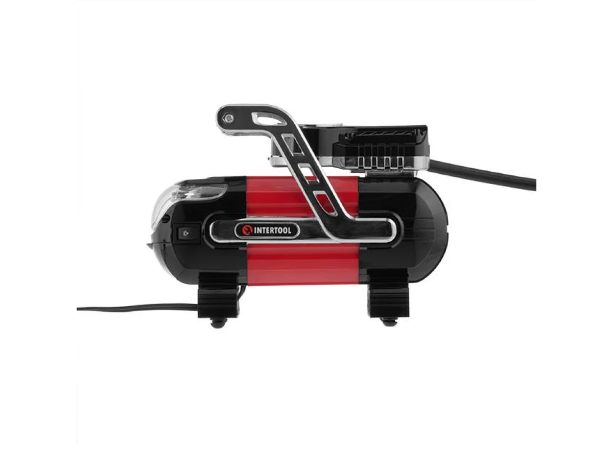 Компресор автомобільний 12 В. Один циліндр 30 мм INTERTOOL AC-0002 