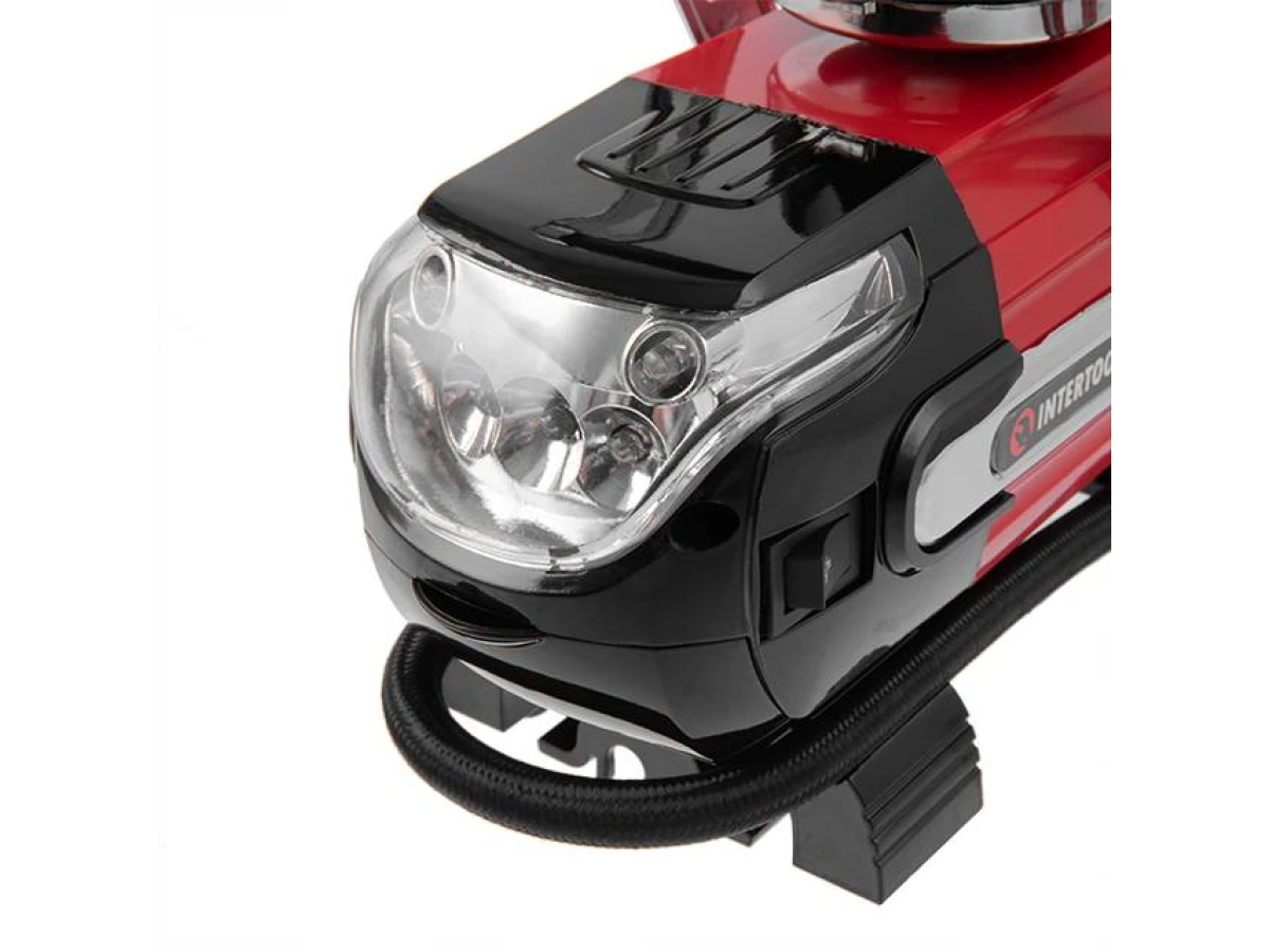 Компресор автомобільний 12 В. Один циліндр 30 мм INTERTOOL AC-0002 