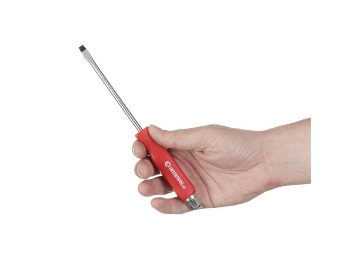 Викрутка ударна SL6*125 мм, CrV INTERTOOL HT-0483 