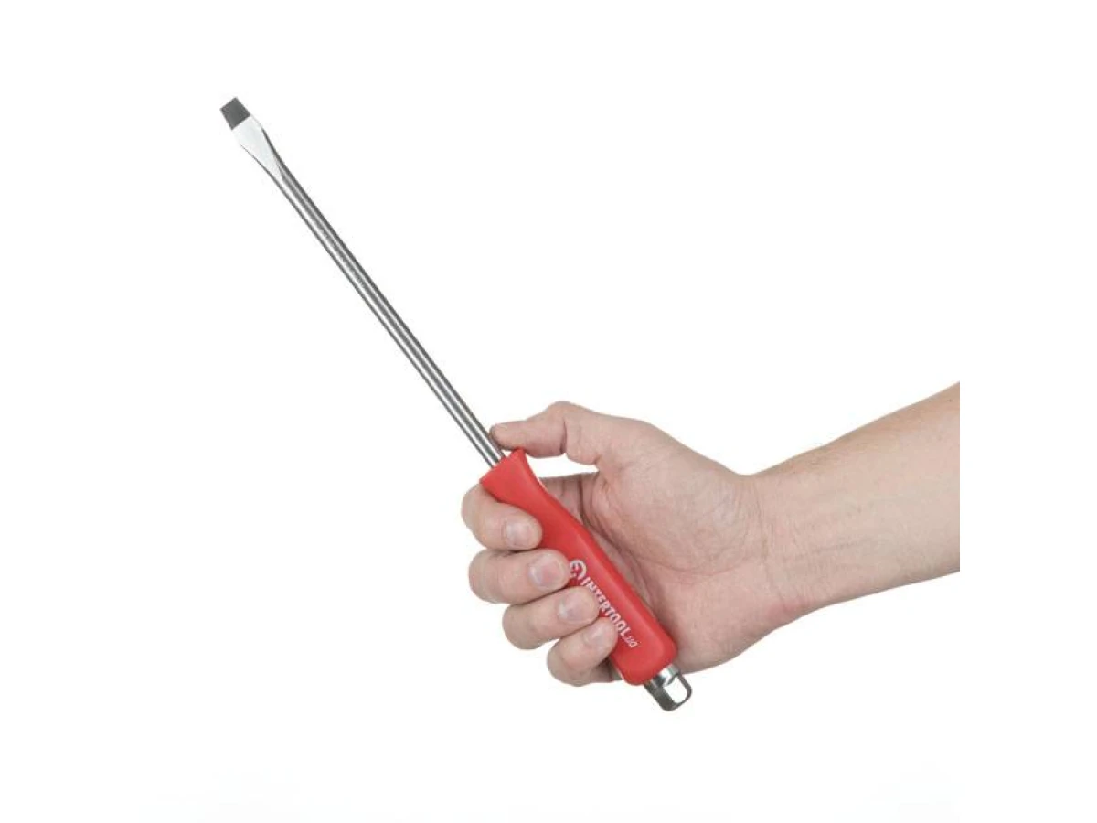 Викрутка шліцева SL9*200 мм, CrV INTERTOOL HT-0485 