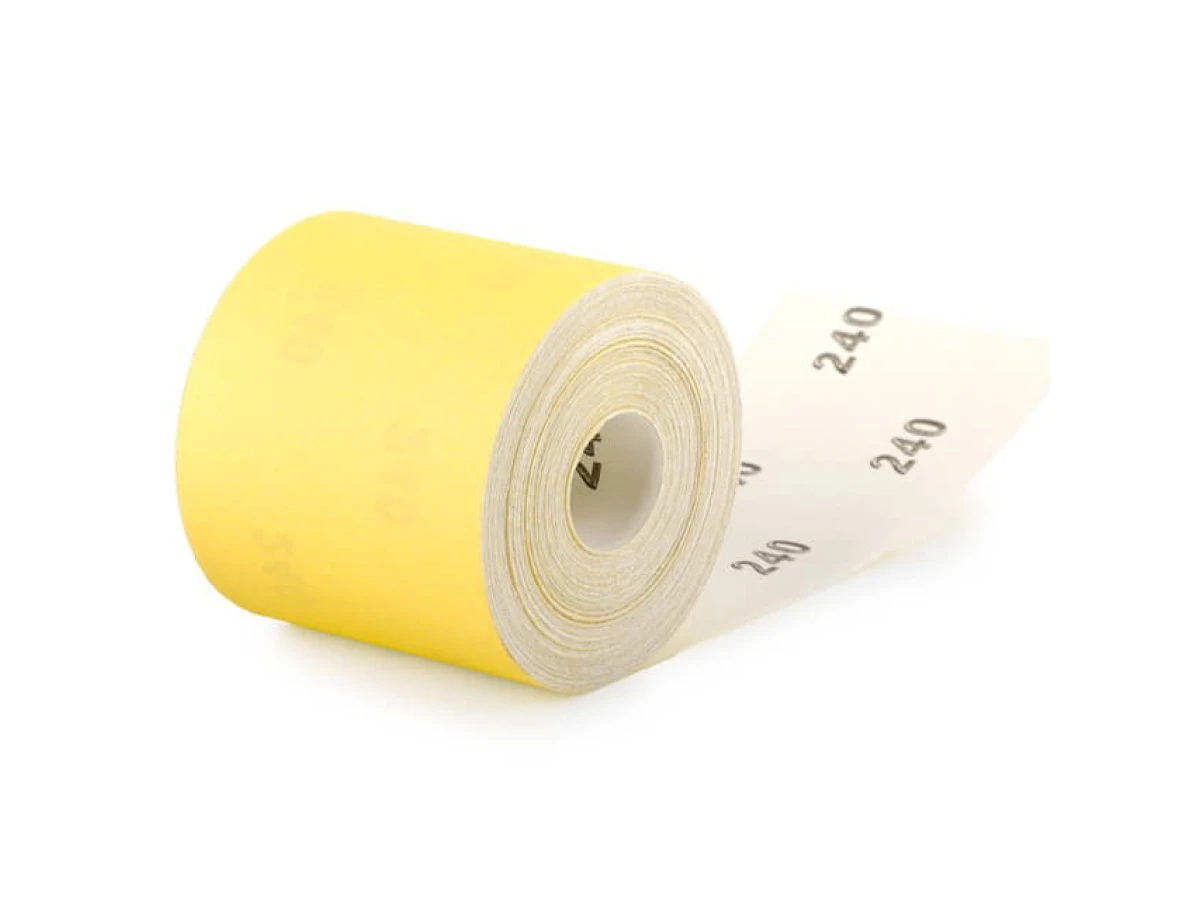 Шлифовальная шкурка на бумажной основе К240, 115 мм * 50 м INTERTOOL BT-0825 
