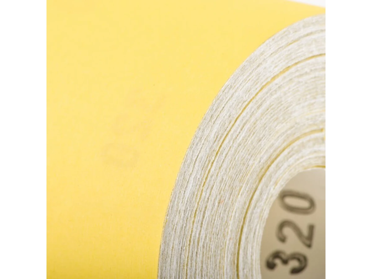 Шлифовальная шкурка на бумажной основе К320, 115 мм * 50 м INTERTOOL BT-0826 